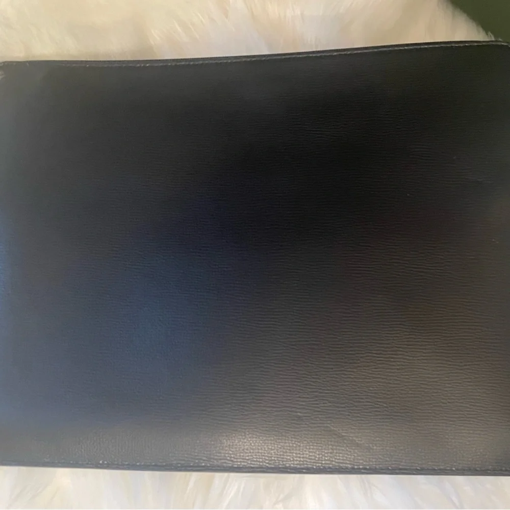 Kate Spade Black Laptop Sleeve with Blue Octopus Design